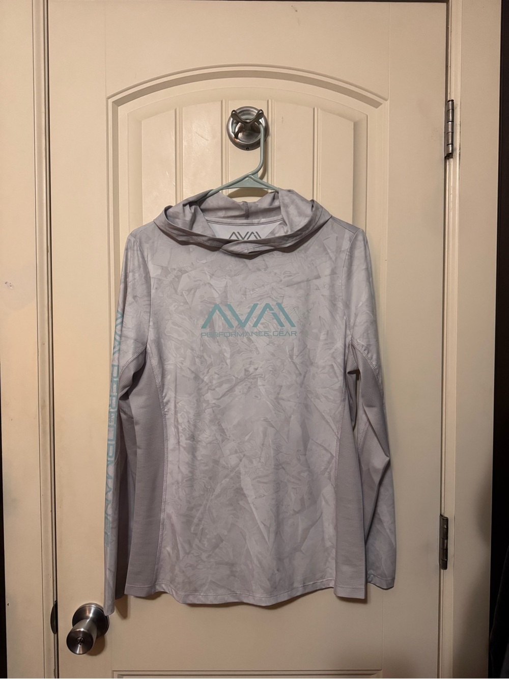 Avail Performance Gear Light Gray Sun Hoodie UPF 50+